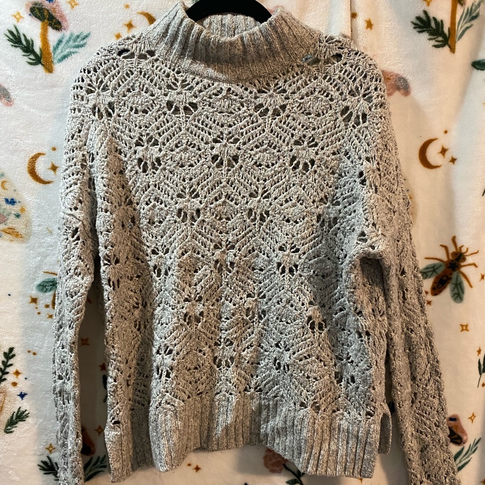 American eagle cut out sweater